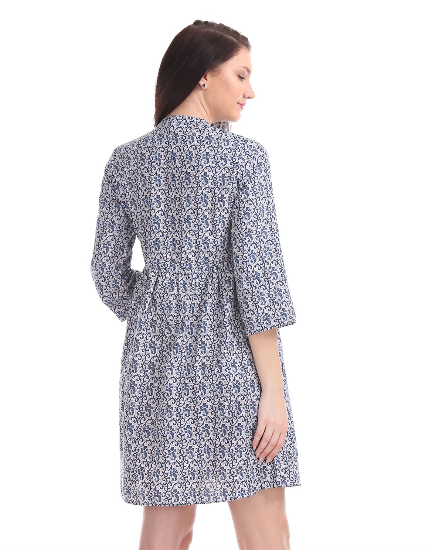 U.S. Polo Assn. Women Casual Wear Printed Dress